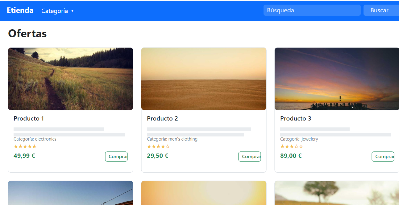 E‑commerce realizado con Python